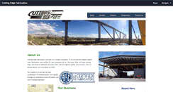 Desktop Screenshot of cuttingedgefabrication.com